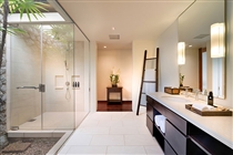 Shower and bathroom design